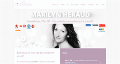 Desktop Screenshot of marilynheraud.com