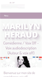 Mobile Screenshot of marilynheraud.com
